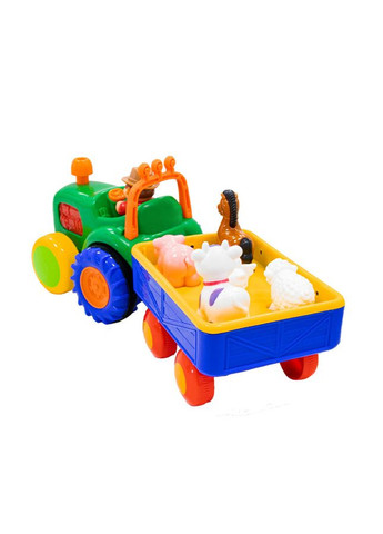 Игровой набор – Трактор с трейлером цвет разноцветный ЦБ-00238685 KIDDI SMART (282925208)
