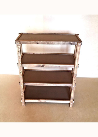 Этажерка разборная из дерева Честер 4 полки 40х80х100 капучино (ЭТЖ-844080100) No Brand (327850182)