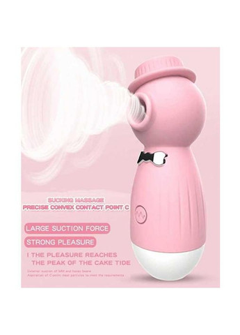 Клиторальный вакуумный вибратор в шляпке Wo-sex на USB розового цвета для стимуляции всех эрогенных зон. No Brand (362918172)