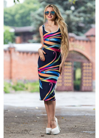 Синя сукня-футляр 635.1797 Seventeen