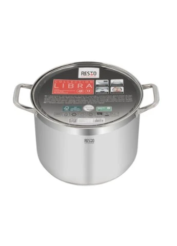 Каструля Libra із кришкою 28 см 13 л (92008) RESTO Libra із кришкою 28 см 13 л (366478884)