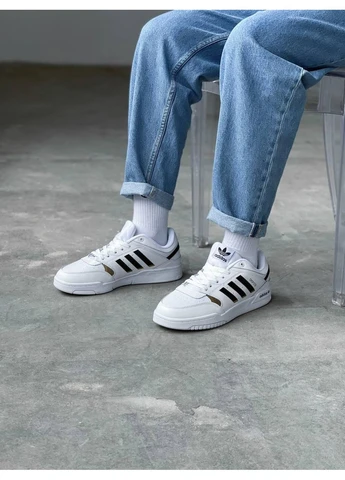 Білі літні кросівки adidas drop step white low адідас дроп степ No Brand