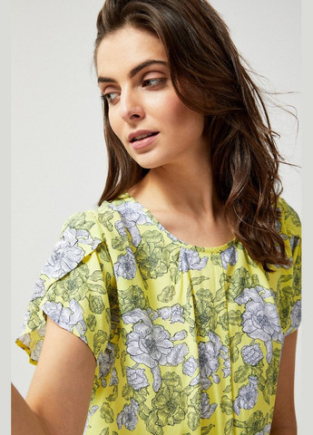 Жёлтая блуза Moodo