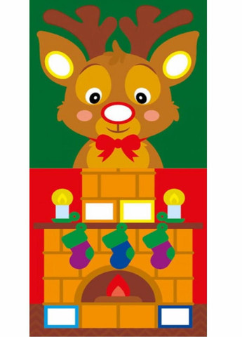 Мозаїка з наліпок : Мозаїка з наліпками. Новий рік 1. С166038РУ 9789667503239 РАНОК (289718708)