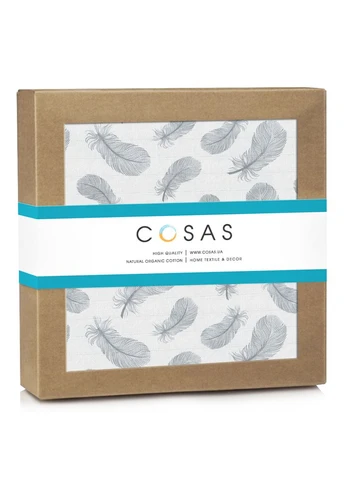 Муслиновые пеленки 110x150 FEATHER (4822052435328) Cosas (393208746)
