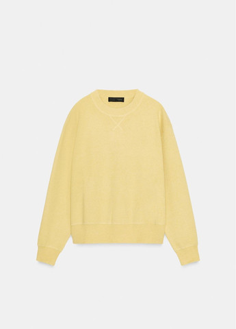 Желтый демисезонный свитер Zara