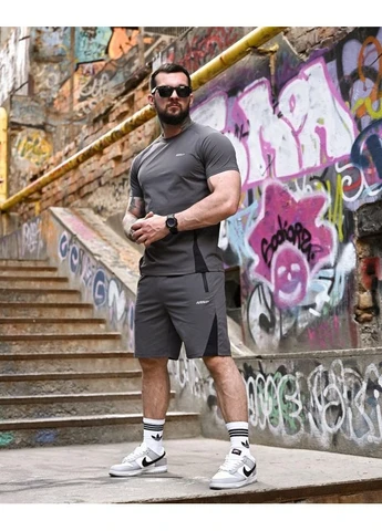 Летний спортивный комплект Anora мужской футболка шорты SPORT COOLTUCH ВТ4650 No Brand (395324372)