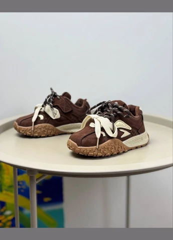 Чоботи осінні дитячі коричневі 1460 No Brand (315929343)
