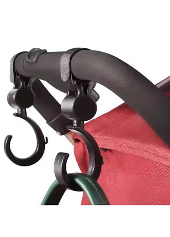 Гачки на коляску для сумки та рюкзака 2 шт No Brand (331162456)