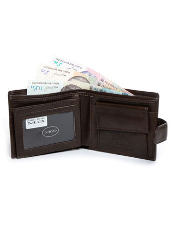 Компактний чоловічий гаманець Dr.Bond M3 Coffee Dr. Bond (261551046)