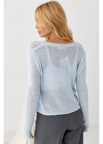 Голубой демисезонный кардиган Lurex