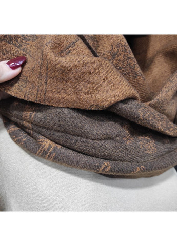 Палантин женский широкий теплый узор дерева No Brand (369012327)