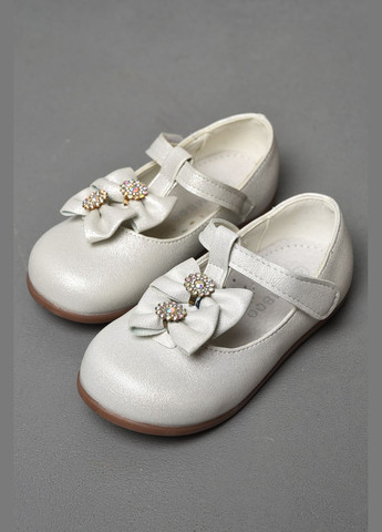 Туфлі дитячі для дівчинки білого кольору Let's Shop (291162783)