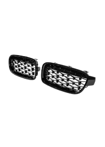 Ніздрі Diamond Black для BMW 3 серія F30/F31 2012-2019 рр No Brand (392725254)