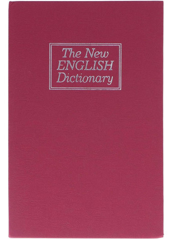 Книга-сейф бордовая 24х16 см с ключом для хранения денег и ценностей ProDobro (365440455)