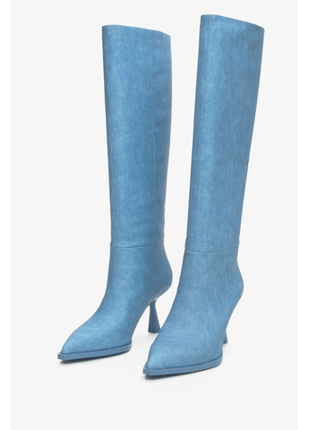 Чоботи, колір синій Estro (351059055)