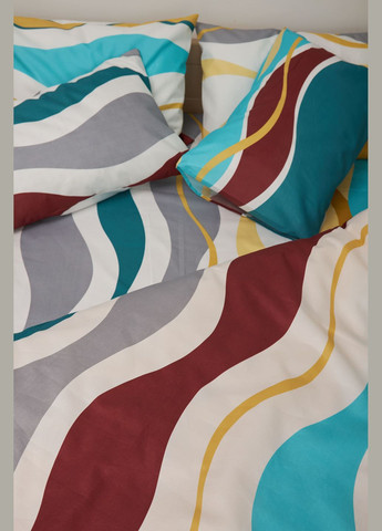 Комплект постільної білизни сімейний 160х220х2 наволочки 4х70х70 Микросатин Premium (MS-820001457) Moon&Star Tangerine (285717460)