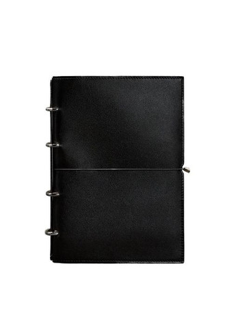 Кожаный блокнот А4 на кольцах (софт-бук) 9.0 в мягкой обложке черный глянец (A-027479) BlankNote (328961543)