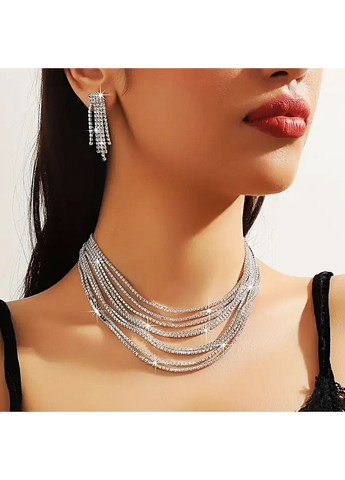 Комплект праздничной вечерней бижутерии No Brand (365751602)