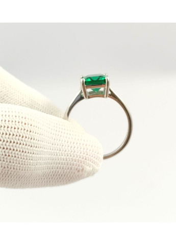 Срібна каблучка з смарагдом "Nano" КТ3790-ізн Shatlen Каблучка (356180696)