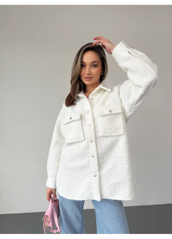 Жіноча куртка-сорочка букле Osoblyva (353685835)