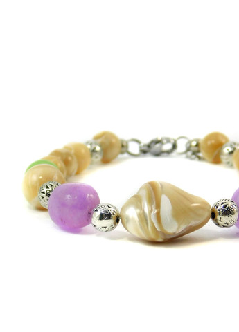 Браслет "Весенняя акварель" Перламутр, Оникс, Аметист 15 Fursa fashion (322316219)