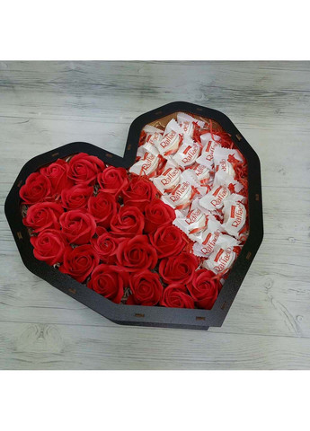 Подарочный набор Страстной любви Raffaello с розами Кукумбер (291118425)