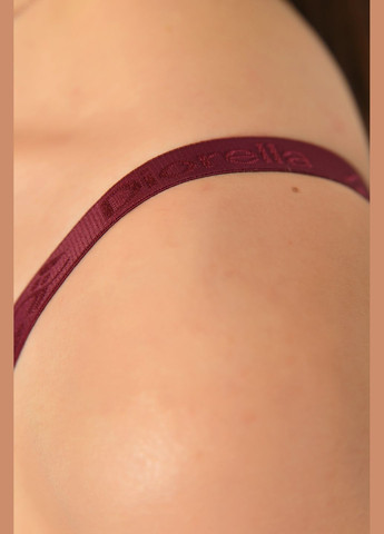 Бордовий бюстгалтер жіночий бордового кольору чашка с Let's Shop поліестер