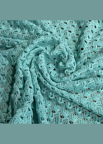 Тканина мереживо гіпюр стрейч бірюза пог. м. No Brand (329743943)