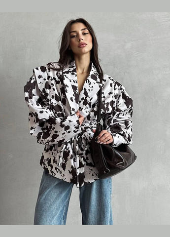 Белый женский пиджак женский Україна анималистичный - всесезон