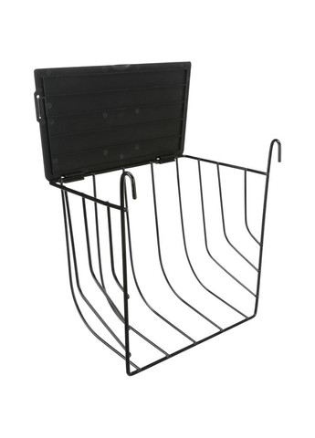 Забірник для сіна для гризунів з кришкою метал 20х18х12 см Trixie (370140215)