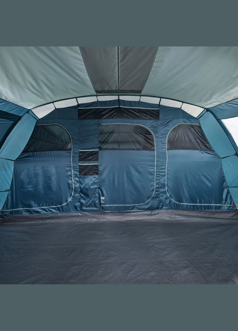 Туристическая Палатка с Тамбуром Шестиместная Трехкомнатная ARPENAZ FRESH&BLACK 6.3 Водонепроницаемая Quechua (335052903)