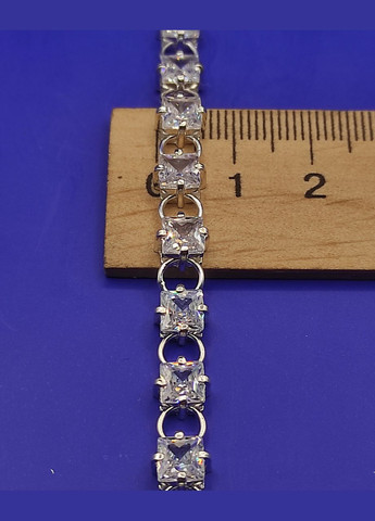 Срібний жіночий браслет 925 проби Довжина 16,5–19,0 см Shiny 10055 No Brand (332806828)