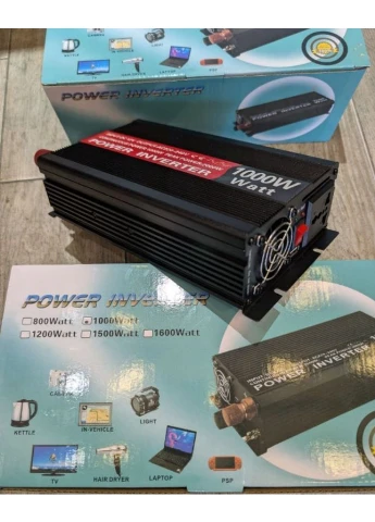 Автомобильный преобразователь напряжения Power Inverter DC 12 AC 220-240 1000W модифицированная синусоида (2104619061) No Brand (376866787)