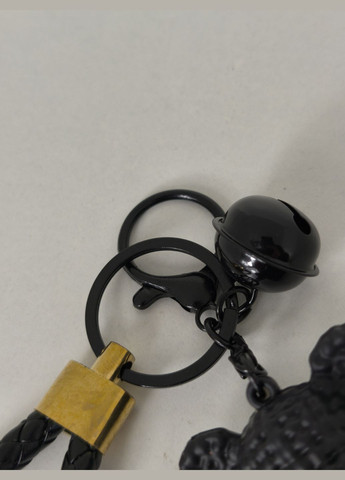 Брелок ведмедик з бантом і написом для романтичних моментів Love is Eternal, для ключів, чорний No Brand (317751428)