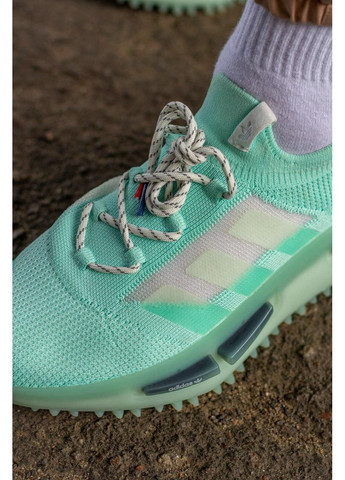 Сірі Осінні кросівки чоловічі adidas nmd s1 friends and family mint green адідас No Brand