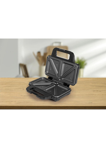 Бутербродница S 2120 Grande 900 Вт черная ECG (364109202)