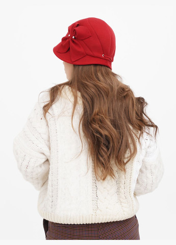 Женская шляпа "Вероника", красная — элегантность и выразительность в одном аксессуаре VECONS Шляпка (319836275)