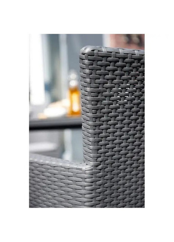 Комплект садових меблів Rosario balcony set 2 крісла + 1 стіл графіт 216777 Keter (317301833)