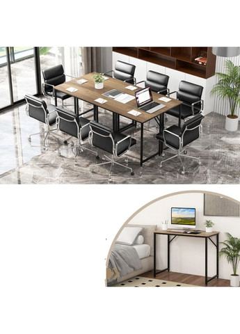 Письменный стол Homart со стальным каркасом натуральный Costway (361951499)