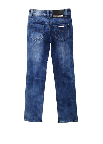 Синие демисезонные джинсы Mtp
