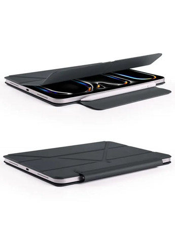 Чохол-книжка Ultra Slim Origami Flex з кріпленням Apple iPad Pro 11" M4 2024 Black BeCover (360418347)