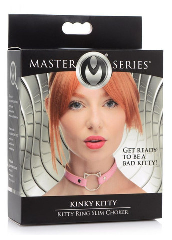 Чокер Kinky Kitty Ring Slim Choker - Pink Master Series (383098413)