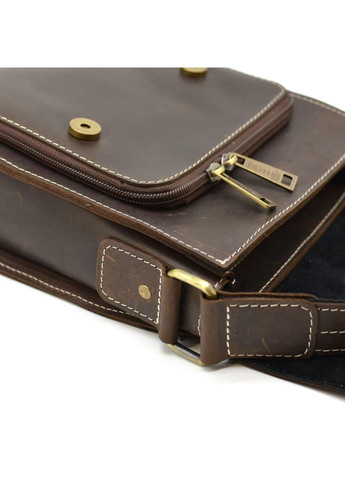 Кожаная сумка-планшент через плечо RCw-3027-3md бренда с белой строчкой TARWA (329147993)