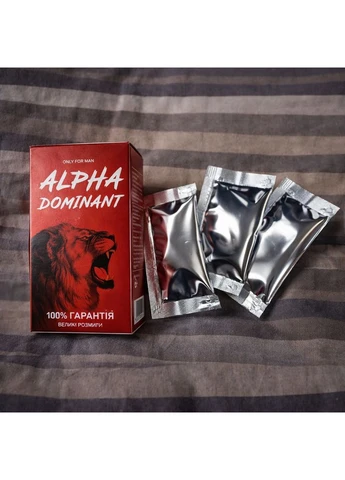 Средство для увеличения члена и усиления потенции Alpha Dominant гель Альфа Доминант оригинал БАД Alpha Dominant (Альфа Доминант) No Brand (392684189)