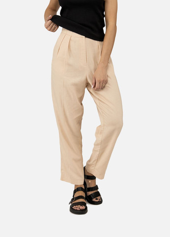 Жіночі завужені штани колір бежевий ЦБ-00255532 Yuki (306712747)