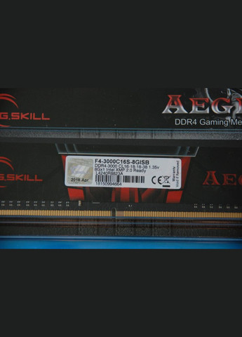 Оперативная память DDR4-3000 8192MB PC4-24000 Aegis (RAM) G.SKILL (292132717)