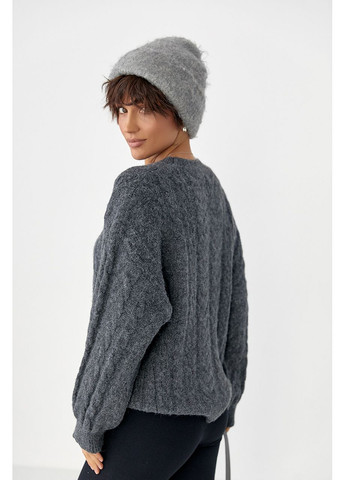 Шерстяной джемпер свободного кроя Lurex (365629490)