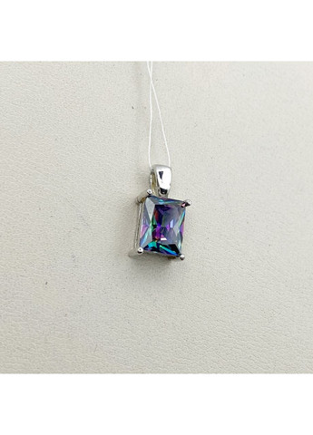 Кулон серебряный с мистик топазом 1,84 г No Brand (369737623)