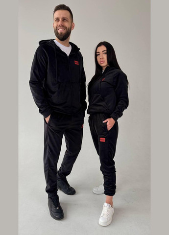 Парний велюровий спортивний костюм з лого Hugo Vakko (324031794)